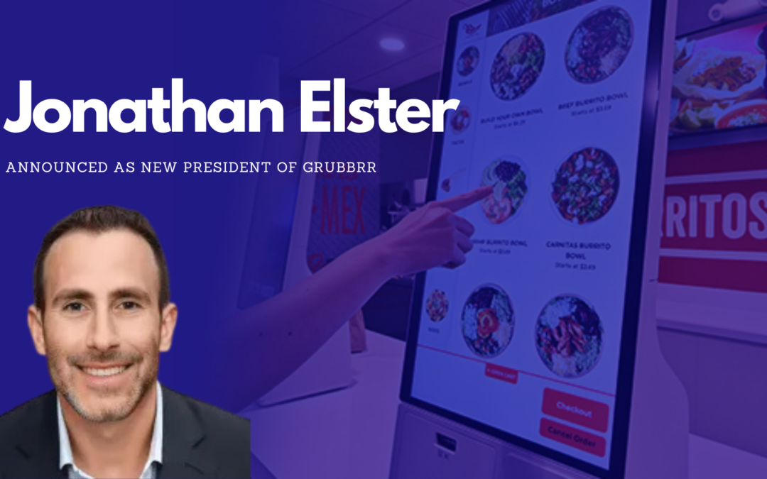 GRUBBRR Announces the Appointment of Jonathan Elster as President