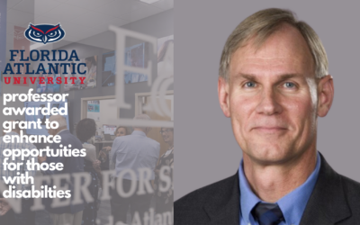 FAU professor awarded grant to enhance opportuities for those with disabilties