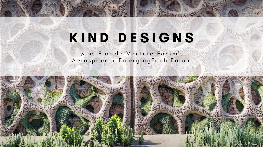 Miami-based Kind Designs wins Florida Venture Forum’s Aerospace + EmergingTech Forum 2023