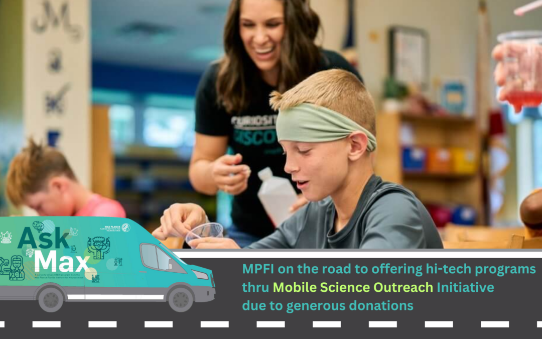 MPFI on the road to offering hi-tech programs thru Mobile Science Outreach Initiative due to generous donations