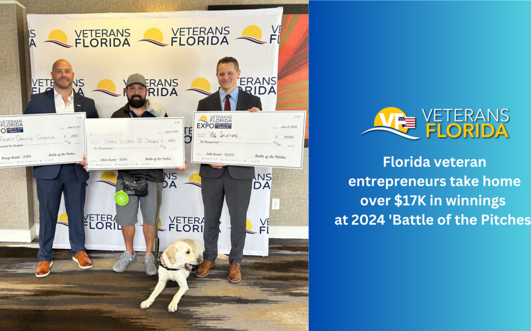 Florida veteran entrepreneurs take home over $17K in winnings at 2024 ‘Battle of the Pitches’