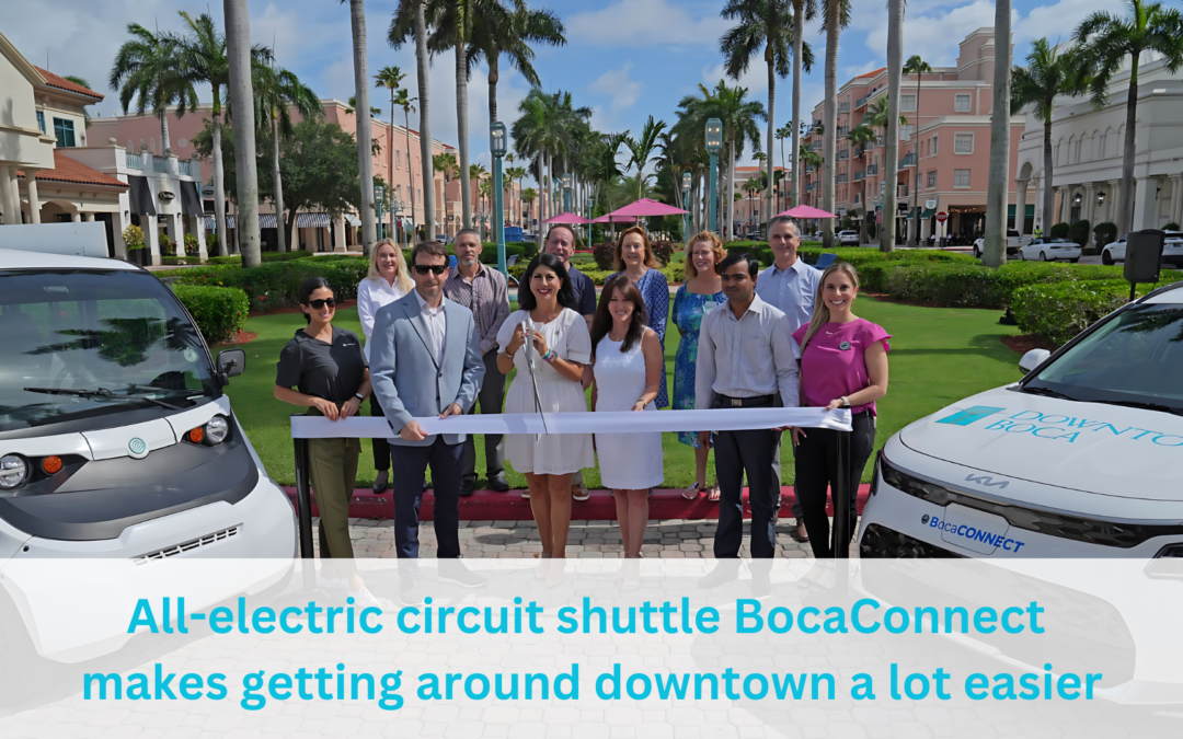 All-electric circuit shuttle BocaConnect makes getting around downtown a lot easier