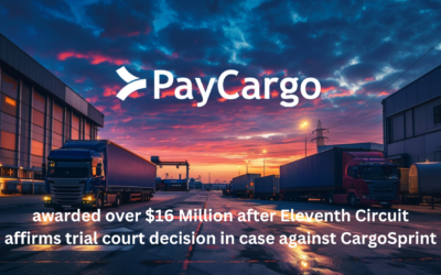 PayCargo awarded over $16 Million after Eleventh Circuit affirms trial court decision in case against CargoSprint