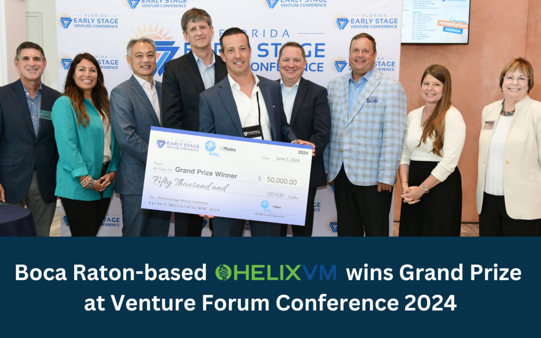 Boca Raton-based HelixVM wins Grand Prize at Venture Forum Conference 2024