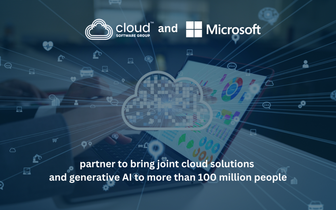 Cloud Software Group and Microsoft partner to bring joint cloud solutions and generative AI to more than 100 million people