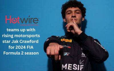 Hotwire Communications teams up with rising motorsports star Jak Crawford for 2024 FIA Formula 2 season