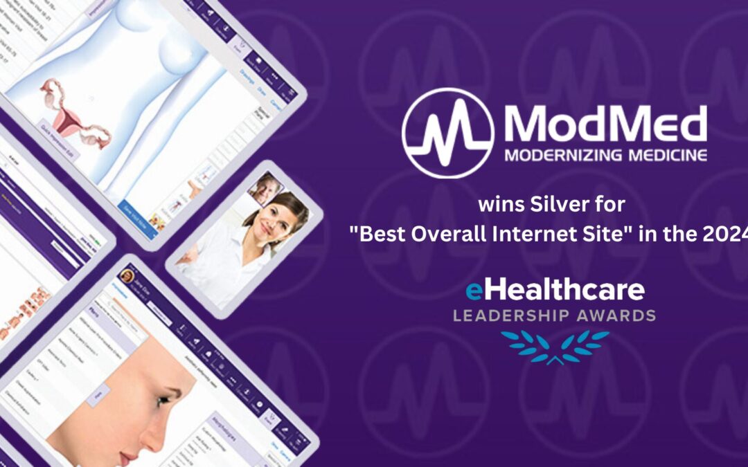 ModMed wins Silver for “Best Overall Internet Site” in the 2024 eHealthcare Leadership Awards